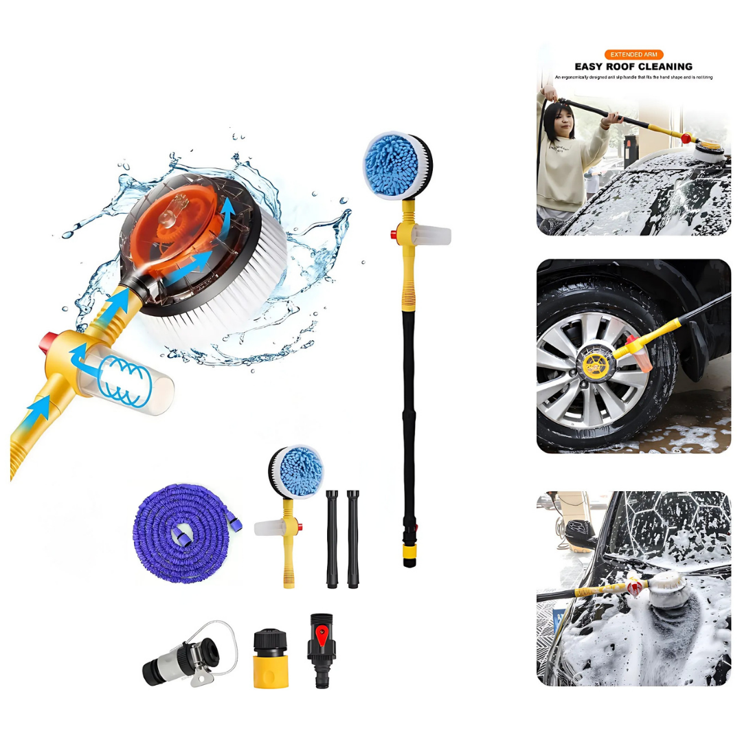 CEPILLO TURBO SHINE: LA FORMA MÁS RÁPIDA DE LAVAR TU AUTO EN CASA