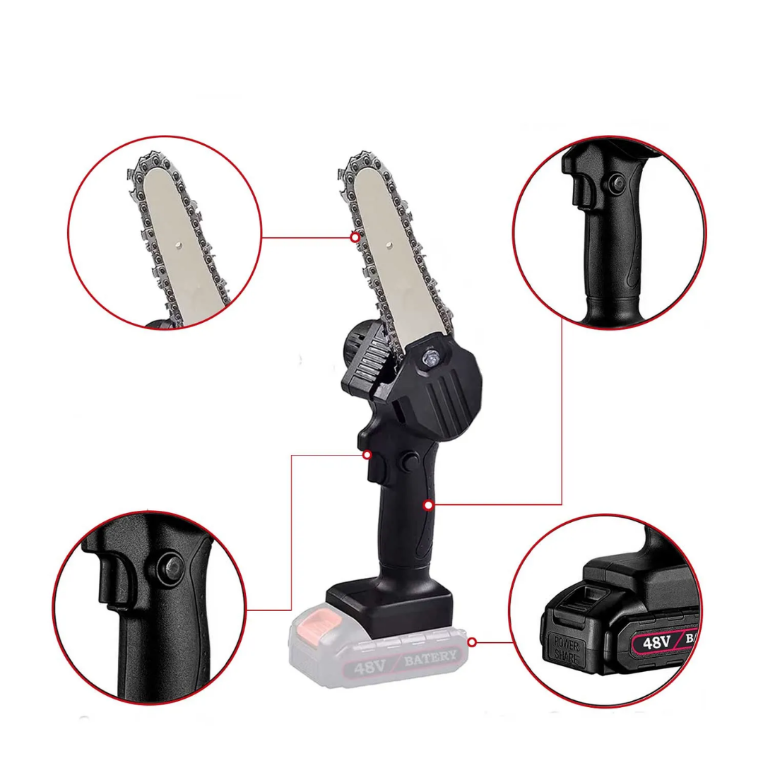 MINI MOTOSIERRA 6 PULGADAS – LA SOLUCIÓN PERFECTA PARA CORTES EN CASA