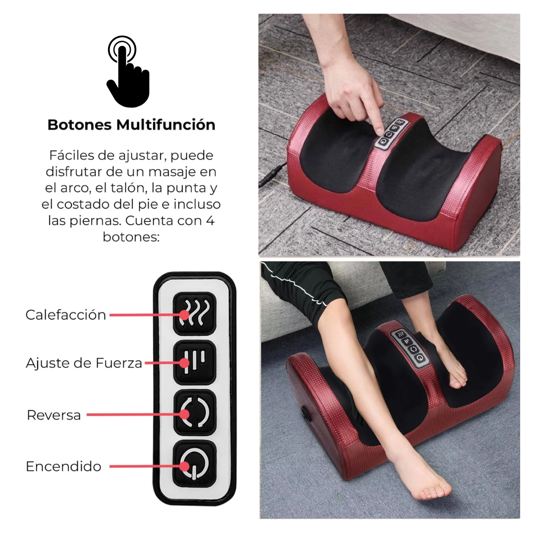 MASAJEADOR DE PIES ELÉCTRICO – ALIVIO, RELAX Y COMODIDAD EN MINUTOS