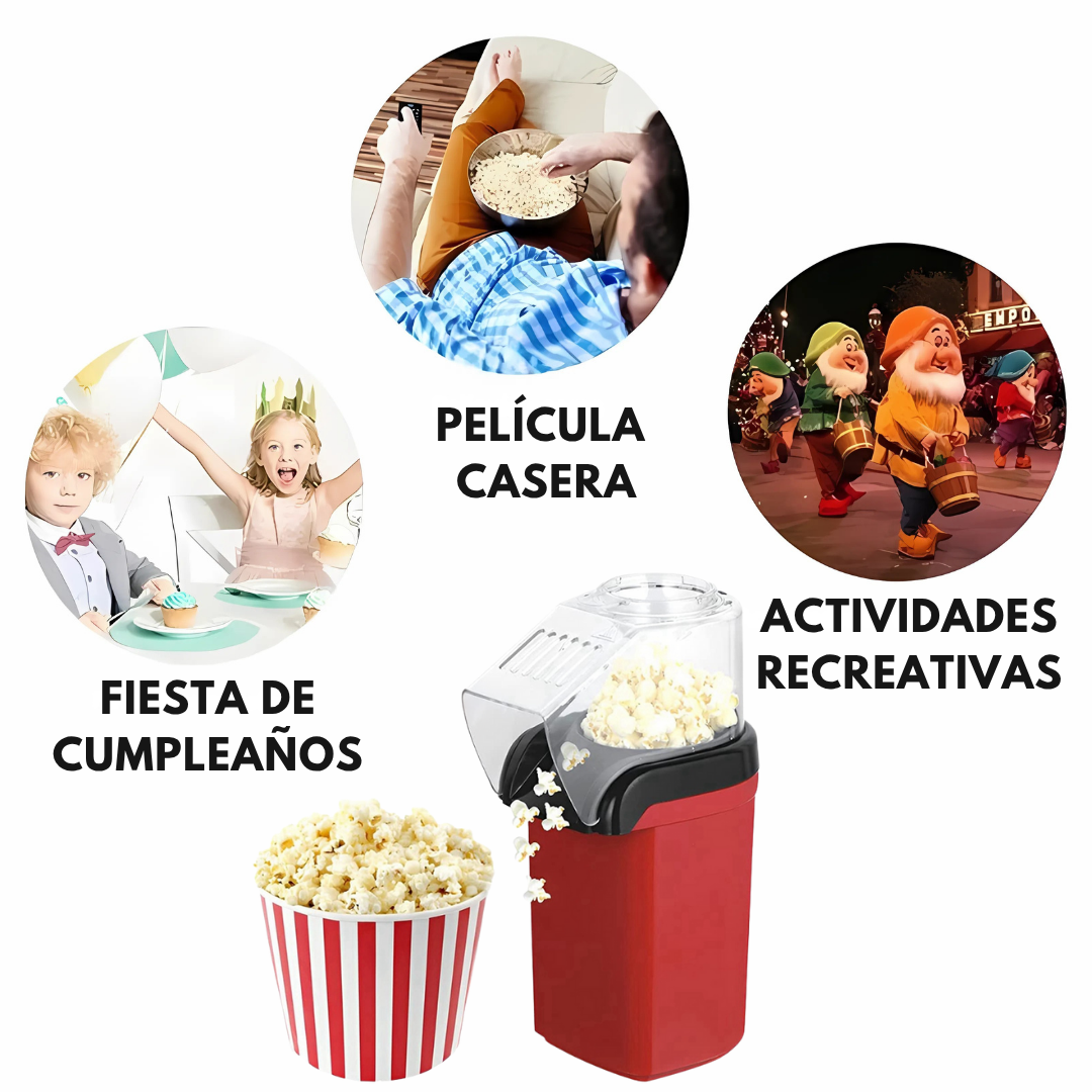 MÁQUINA DE HACER PALOMITAS - SIN ACEITE Y EN MINUTOS