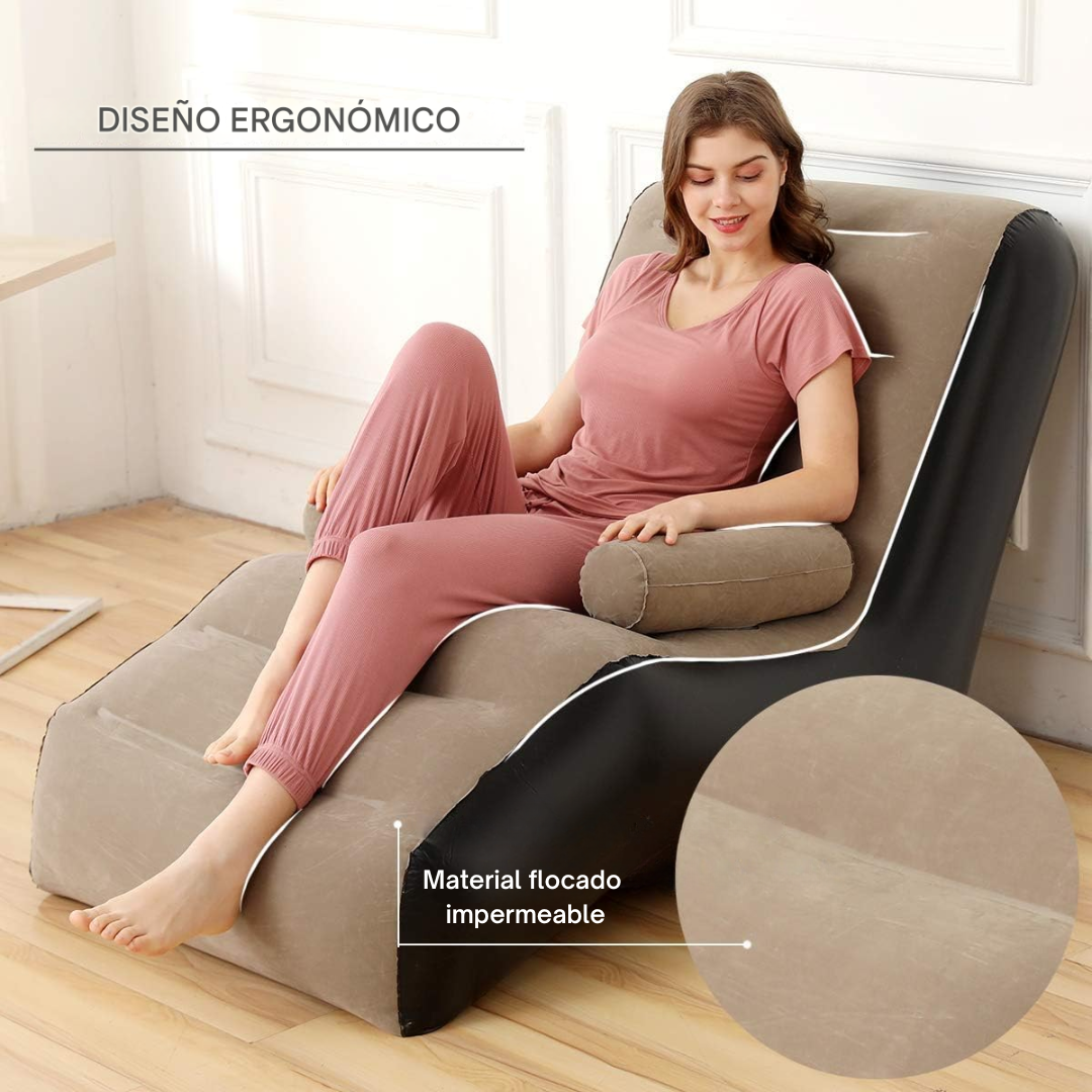 SOFÁ INFLABLE RELAX PRO - EL DESCANSO QUE TE MERECES
