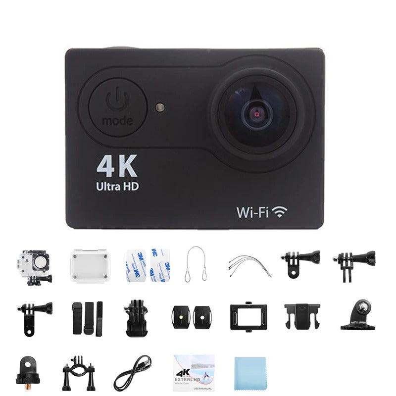CÁMARA PROFESIONAL GO PRO 4K ACUATICA WIFI