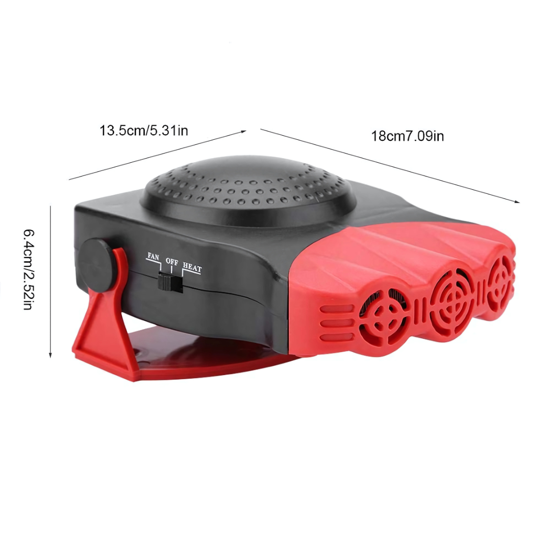 CALEFACTOR DE AUTO DE 200W - CALOR RÁPIDO Y EFICIENTE PARA EL INVIERNO
