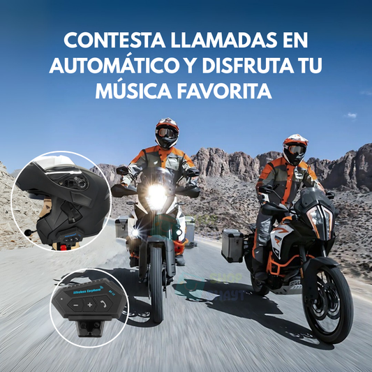 AUDÍFONO PARA CASCO DE MOTO: CONECTA TU VIAJE CON MÚSICA, LLAMADAS Y LIBERTAD TOTAL