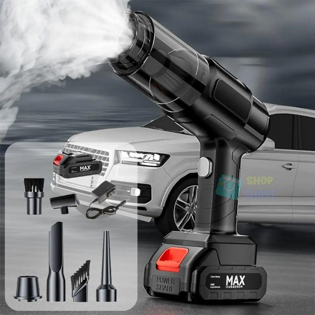 ASPIRADORA 3 EN 1  RECARGABLE CON BATERÍA - ASPIRA, SOPLA Y CEPILLA