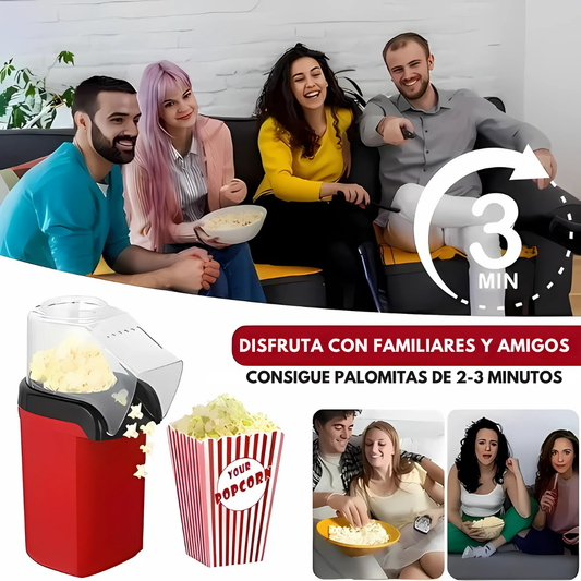 MÁQUINA DE HACER PALOMITAS - SIN ACEITE Y EN MINUTOS