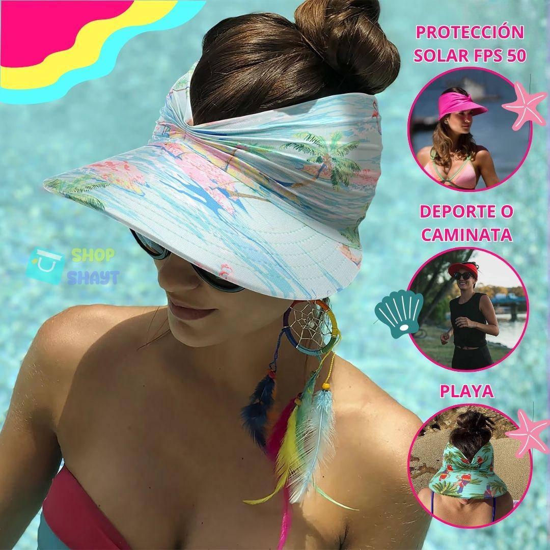 VISERA TURBANTE FPS 50: EL ACCESORIO QUE TE CUIDA DEL SOL Y RESALTA TU BELLEZA