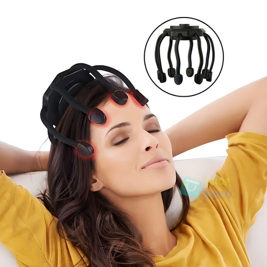 MASAJEADOR ELÉCTRICO DE CABEZA – RELÁJATE EN 60 SEGUNDOS, DONDE ESTÉS