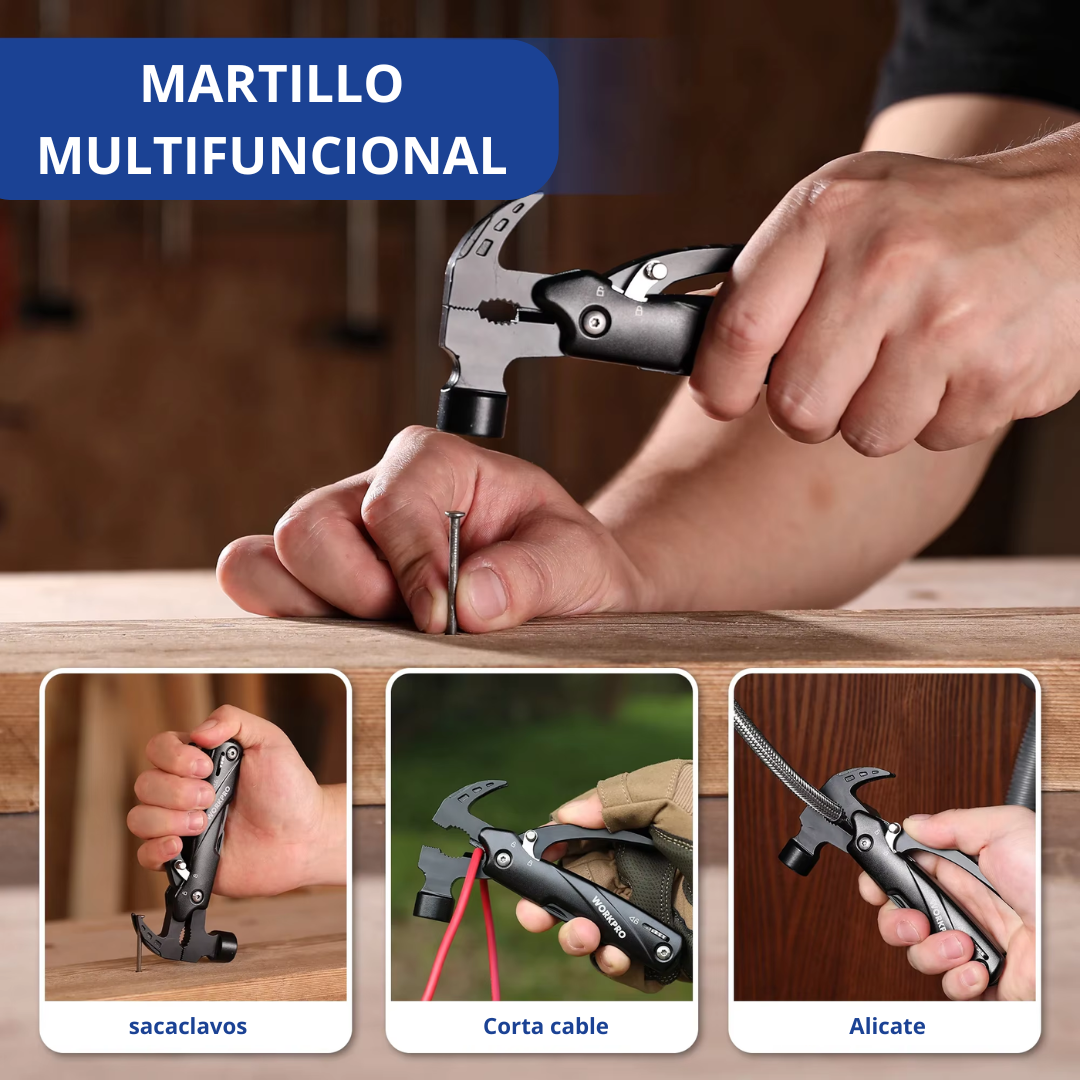 MARTILLO MULTIFUNCIONAL 18 EN 1