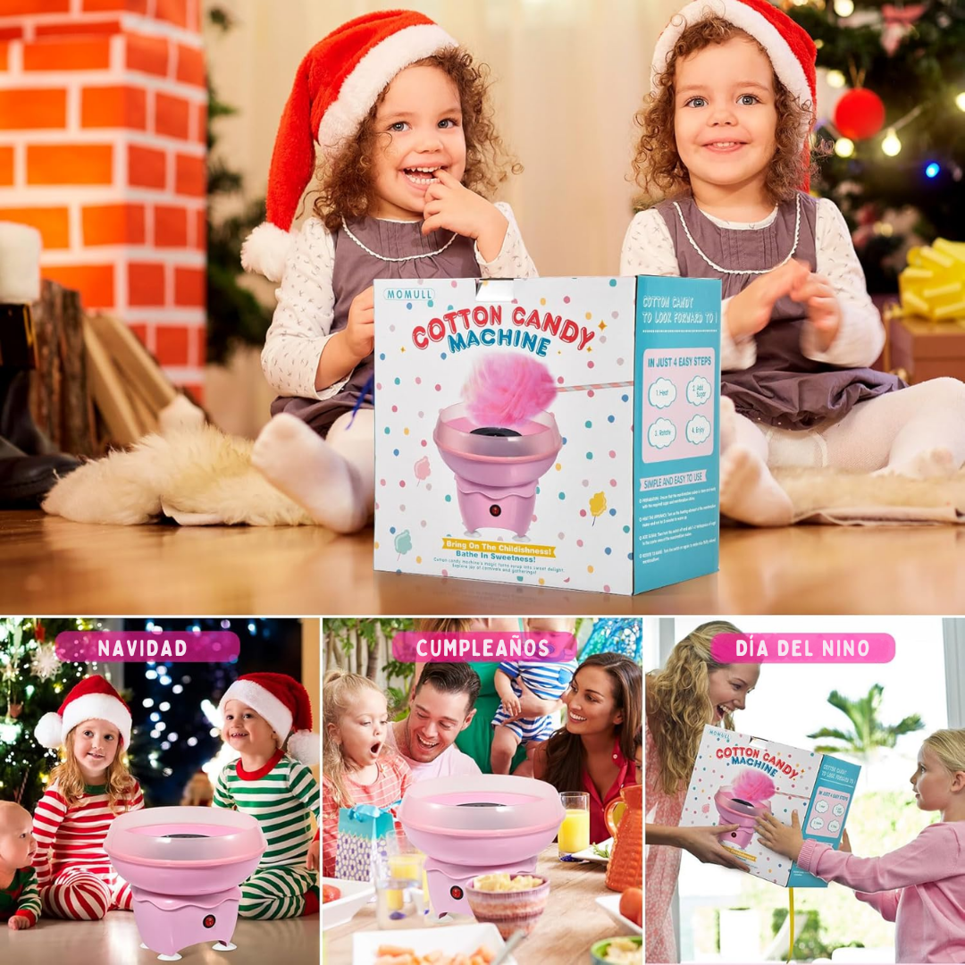 MÁQUINA DE ALGODÓN DE AZÚCAR – EL TOQUE MÁGICO PARA TUS FIESTAS Y REUNIONES