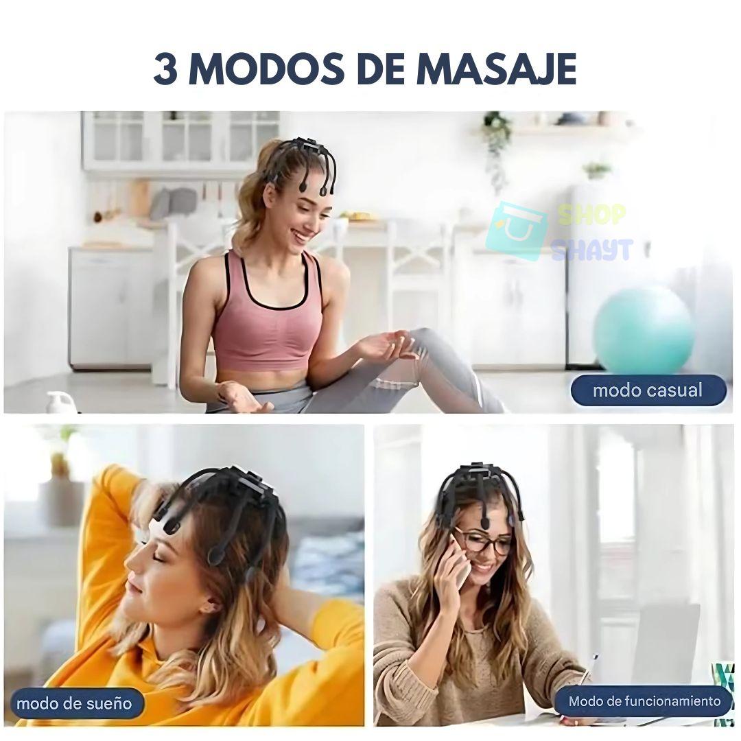 MASAJEADOR ELÉCTRICO DE CABEZA – RELÁJATE EN 60 SEGUNDOS, DONDE ESTÉS