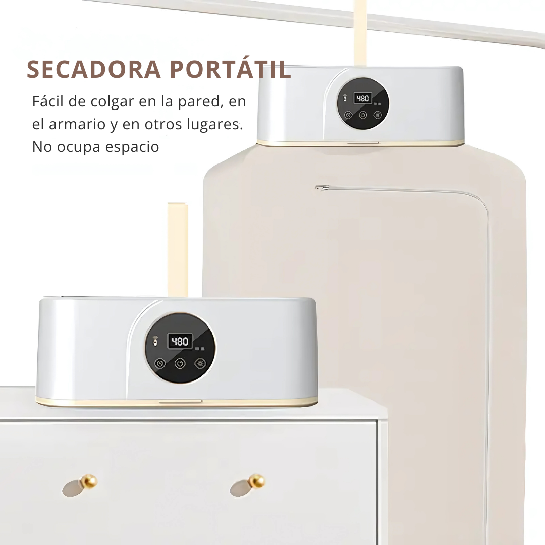 SECADOR DE ROPA PORTÁTIL - TU ALIADO PARA VIAJES Y EMERGENCIAS