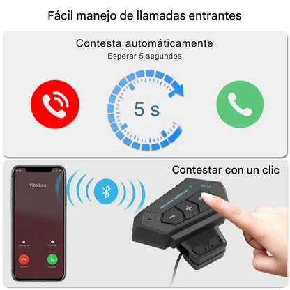 AUDÍFONO PARA CASCO DE MOTO: CONECTA TU VIAJE CON MÚSICA, LLAMADAS Y LIBERTAD TOTAL