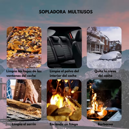 SOPLADORA DE ALTA POTENCIA MULTIFUNCIONAL: POTENCIA, VELOCIDAD Y COMODIDAD EN TUS MANOS