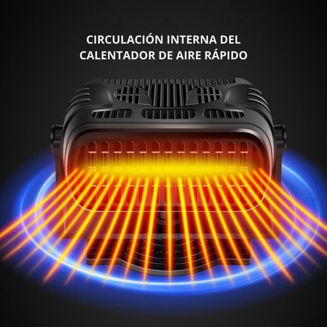 CALEFACTOR DE AUTO DE 200W - CALOR RÁPIDO Y EFICIENTE PARA EL INVIERNO
