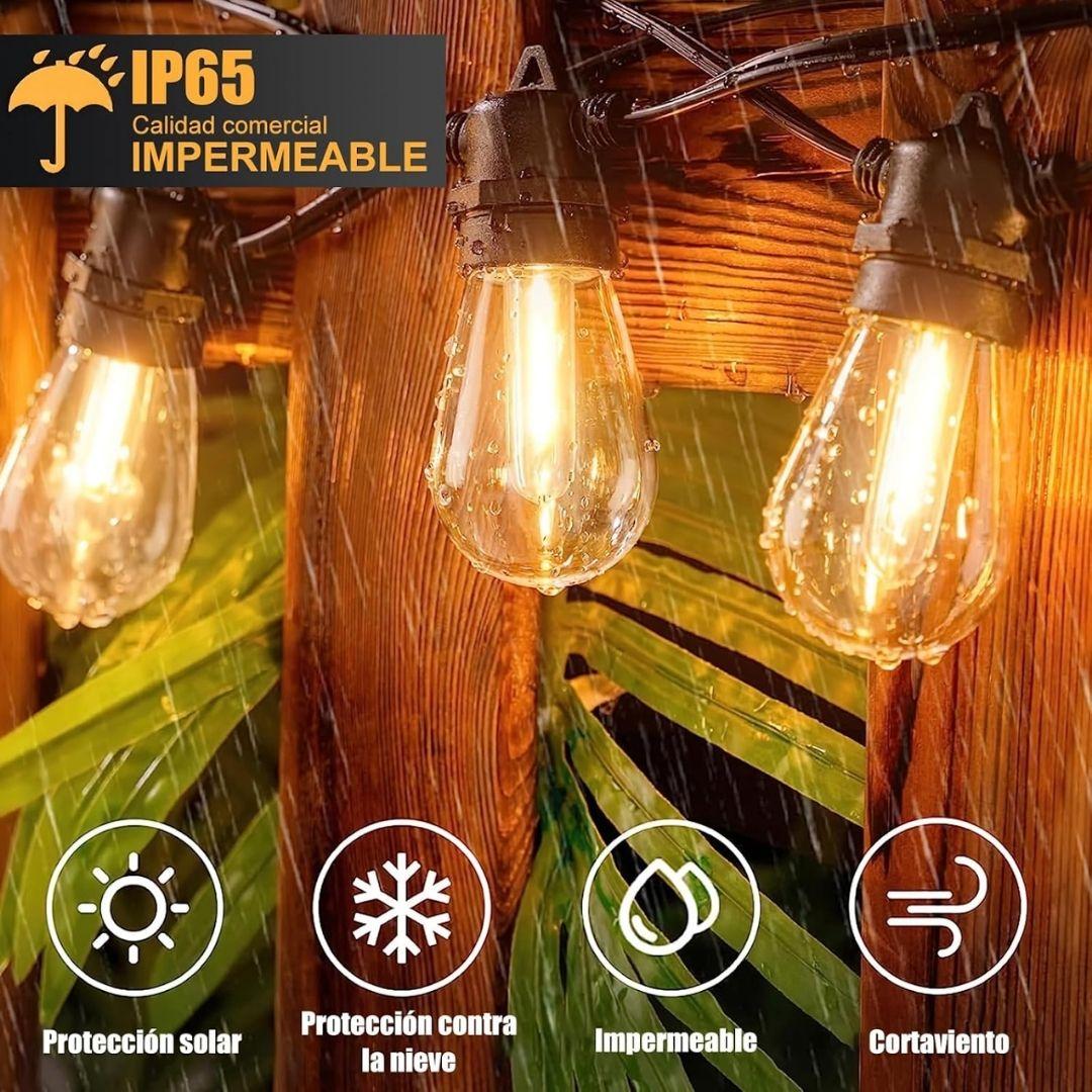 GUIRNALDA SOLAR DE 10 FOCOS – ECOLÓGICA, PRÁCTICA Y PERFECTA PARA TU ESPACIO EXTERIOR