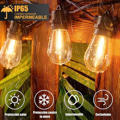 GUIRNALDA SOLAR DE 10 FOCOS – ECOLÓGICA, PRÁCTICA Y PERFECTA PARA TU ESPACIO EXTERIOR
