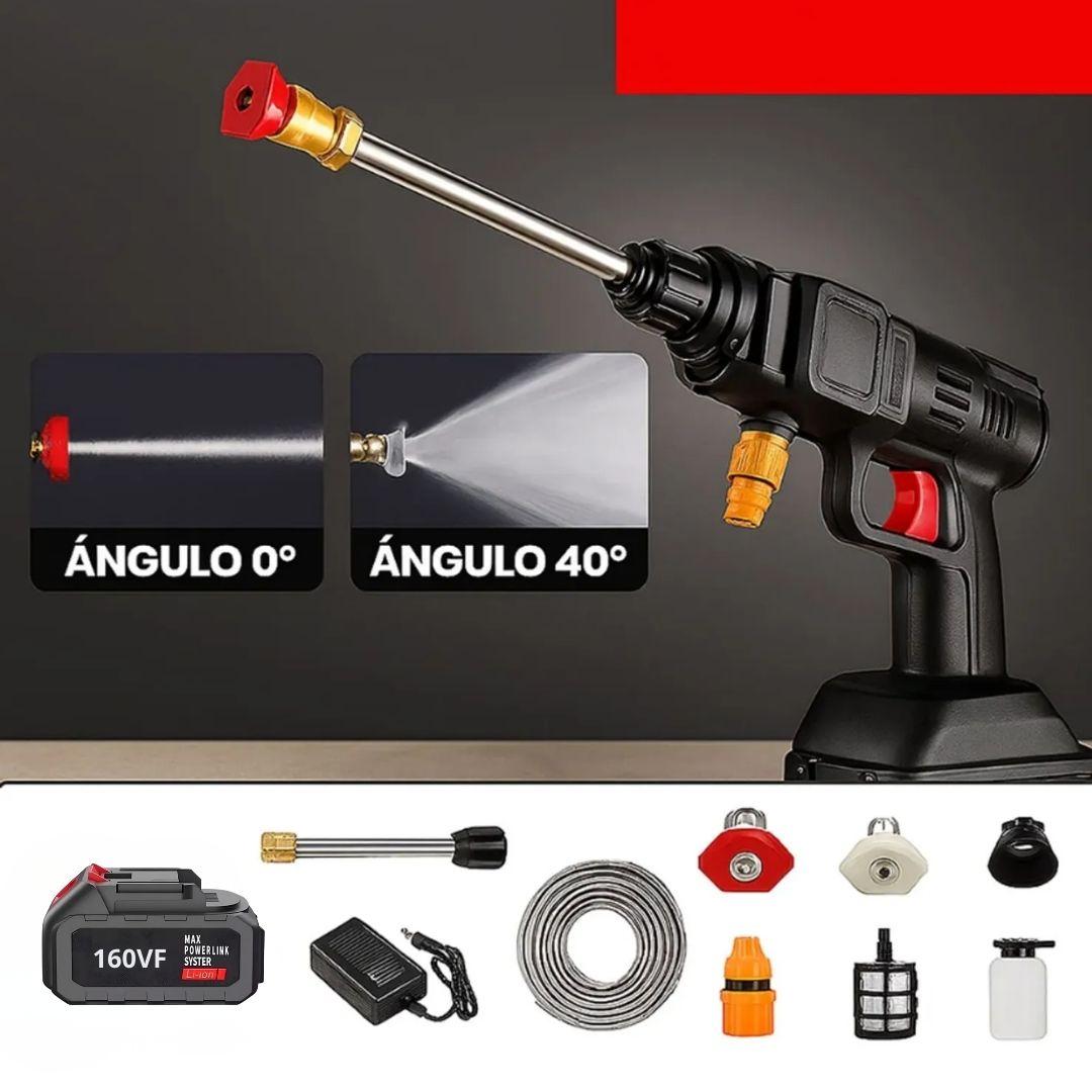HIDROLAVADORA 160V PORTÁTIL ALTA PRESIÓN BATERIA GRANDE