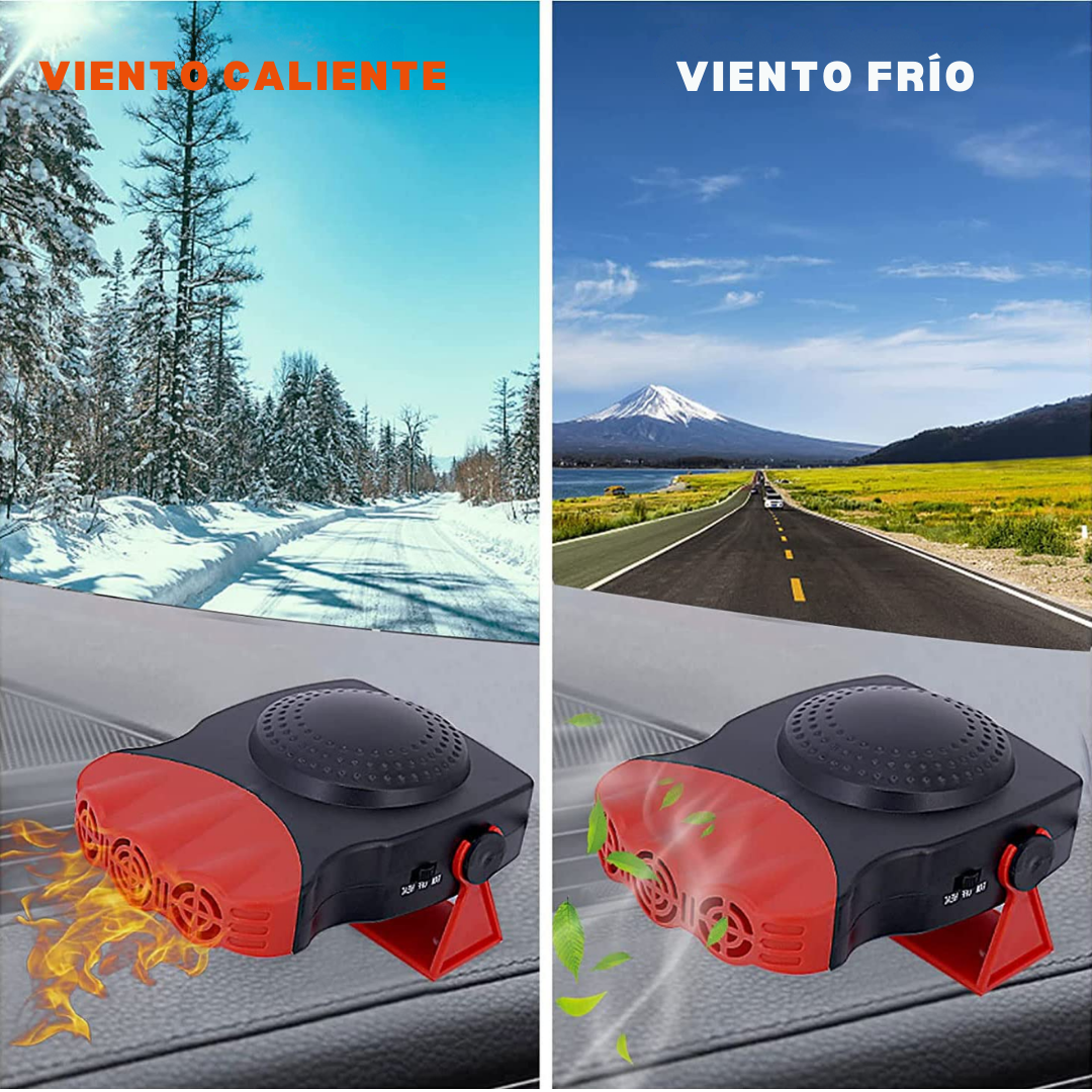 CALEFACTOR DE AUTO DE 200W - CALOR RÁPIDO Y EFICIENTE PARA EL INVIERNO
