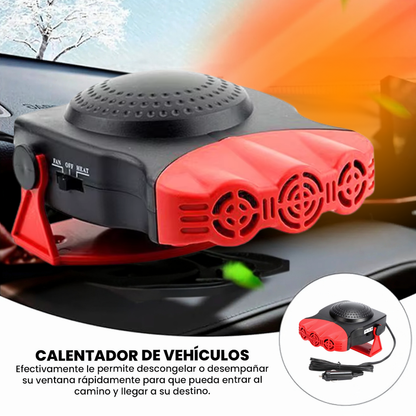 CALEFACTOR DE AUTO DE 200W - CALOR RÁPIDO Y EFICIENTE PARA EL INVIERNO