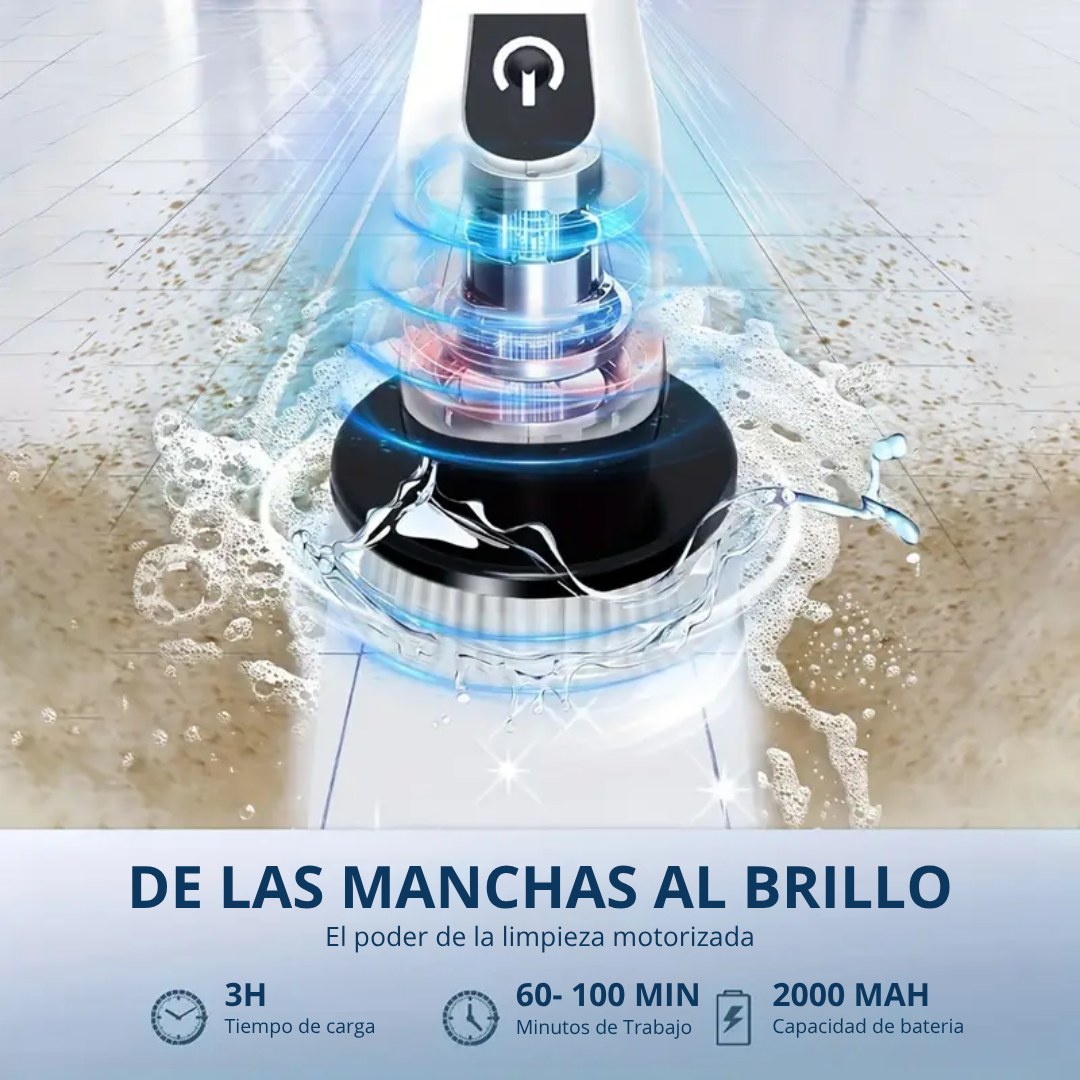 CEPILLO DE LIMPIEZA ELÉCTRICO 9 EN 1: LA SOLUCIÓN COMPLETA PARA TU HOGAR