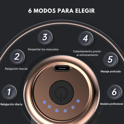 MINI MASAJEADOR GUN – MASAJES PROFESIONALES EN CASA O DE VIAJE