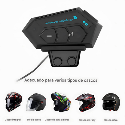 AUDÍFONO PARA CASCO DE MOTO: CONECTA TU VIAJE CON MÚSICA, LLAMADAS Y LIBERTAD TOTAL