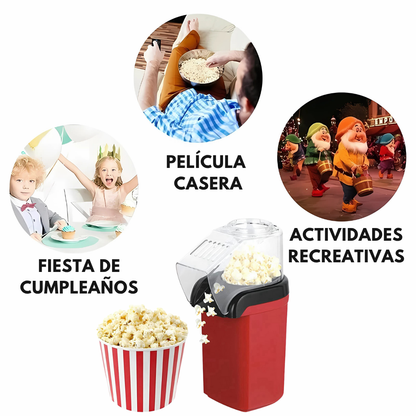 MÁQUINA DE HACER PALOMITAS - SIN ACEITE Y EN MINUTOS