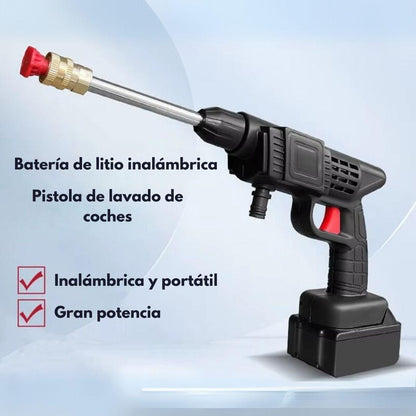 HIDROLAVADORA 160V PORTÁTIL ALTA PRESIÓN BATERIA GRANDE