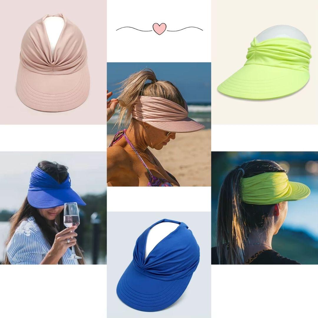 VISERA TURBANTE FPS 50: EL ACCESORIO QUE TE CUIDA DEL SOL Y RESALTA TU BELLEZA