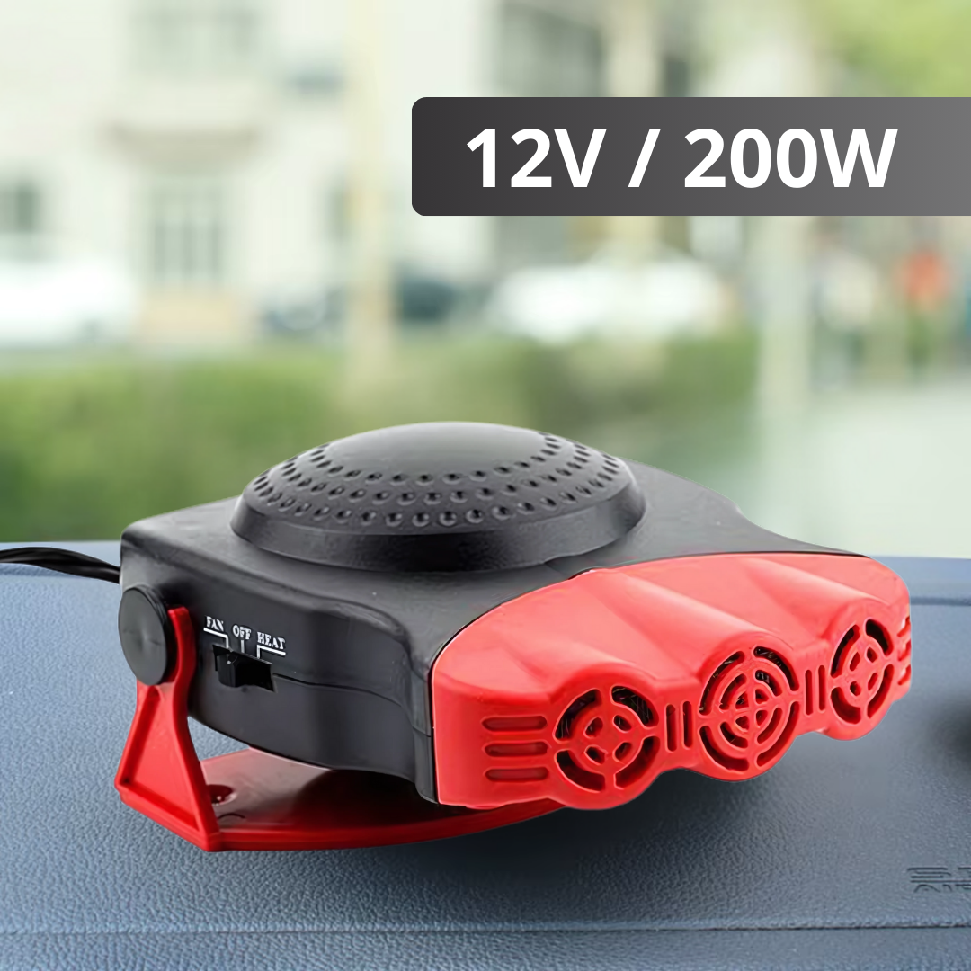 CALEFACTOR DE AUTO DE 200W - CALOR RÁPIDO Y EFICIENTE PARA EL INVIERNO