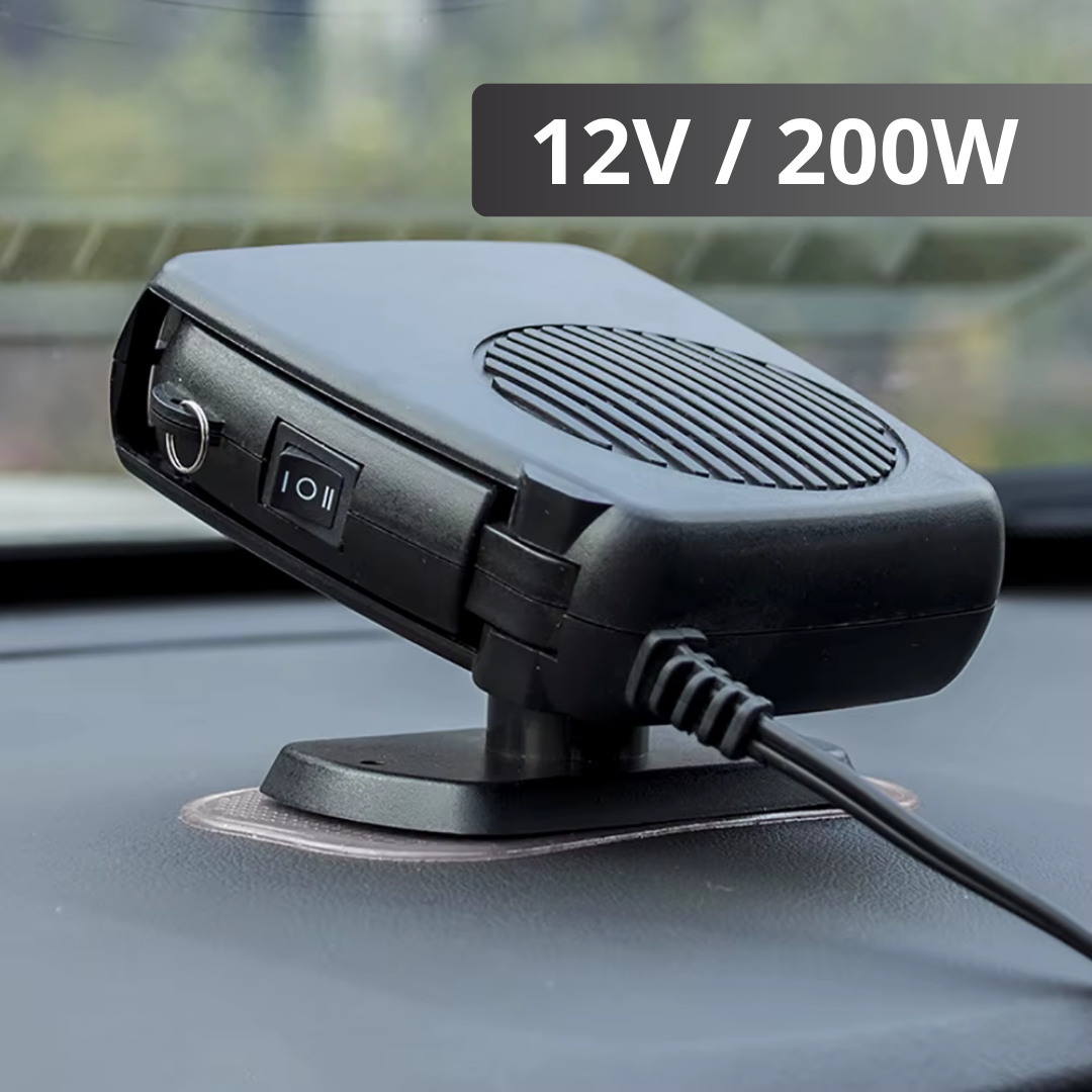 CALEFACTOR DE AUTO DE 200W - CALOR RÁPIDO Y EFICIENTE PARA EL INVIERNO