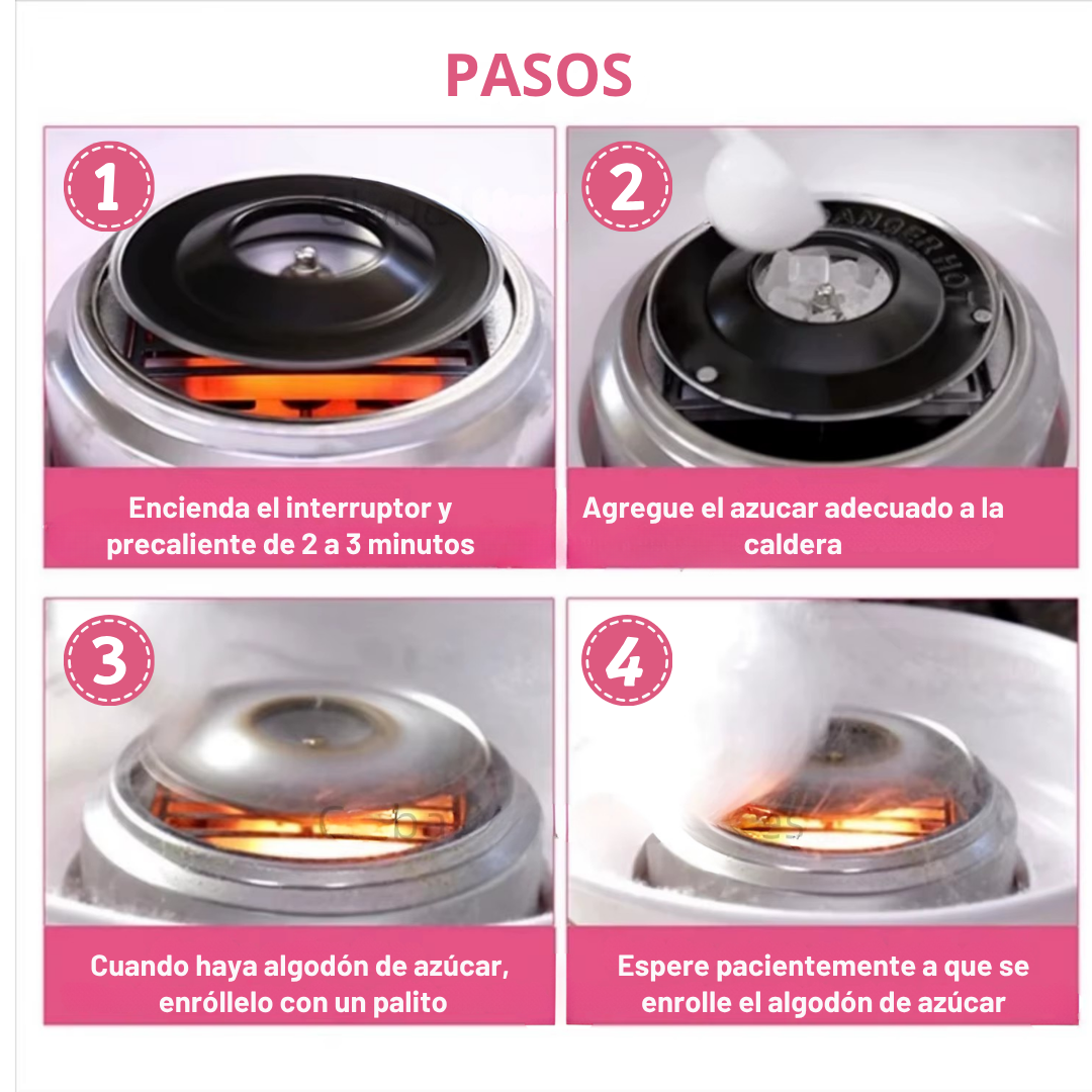MÁQUINA DE ALGODÓN DE AZÚCAR – EL TOQUE MÁGICO PARA TUS FIESTAS Y REUNIONES