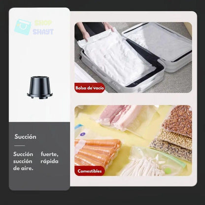 ASPIRADORA 3 EN 1  RECARGABLE CON BATERÍA - ASPIRA, SOPLA Y CEPILLA