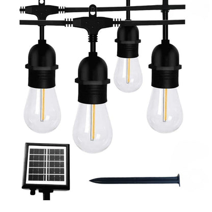 GUIRNALDA SOLAR DE 10 FOCOS – ECOLÓGICA, PRÁCTICA Y PERFECTA PARA TU ESPACIO EXTERIOR