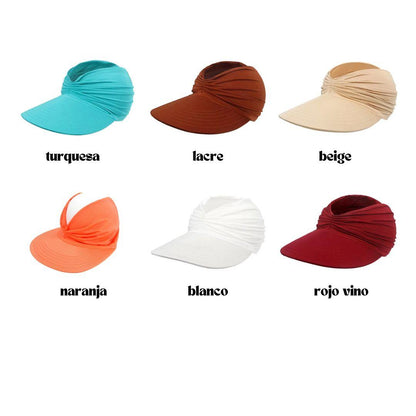 VISERA TURBANTE FPS 50: EL ACCESORIO QUE TE CUIDA DEL SOL Y RESALTA TU BELLEZA