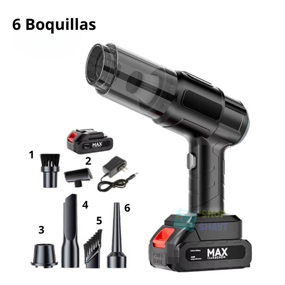 ASPIRADORA 3 EN 1  RECARGABLE CON BATERÍA - ASPIRA, SOPLA Y CEPILLA