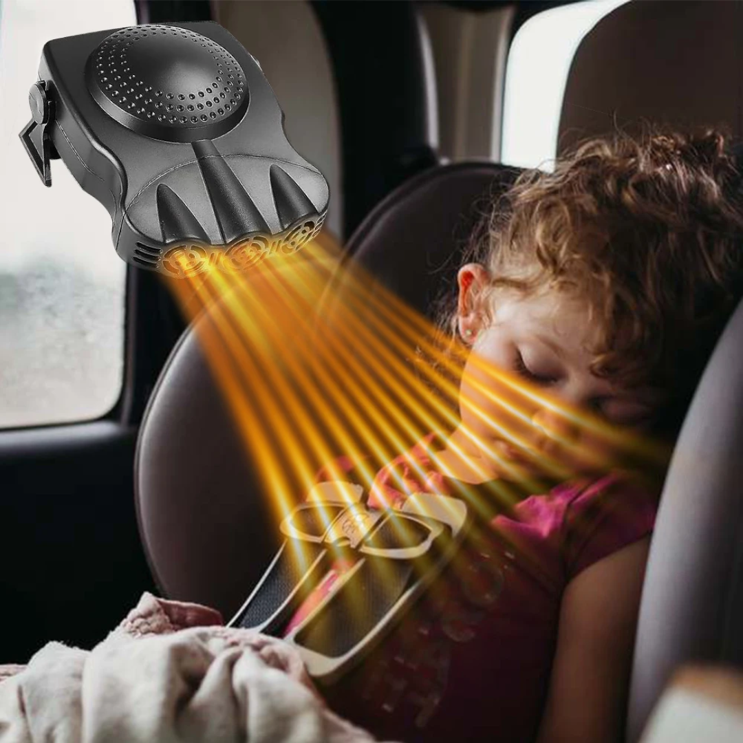 CALEFACTOR DE AUTO DE 200W - CALOR RÁPIDO Y EFICIENTE PARA EL INVIERNO