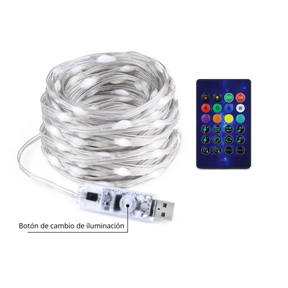 LUCES BLUETOOTH NAVIDEÑAS -  APAGADO AUTOMÁTICO - RESISTENTE AL AGUA