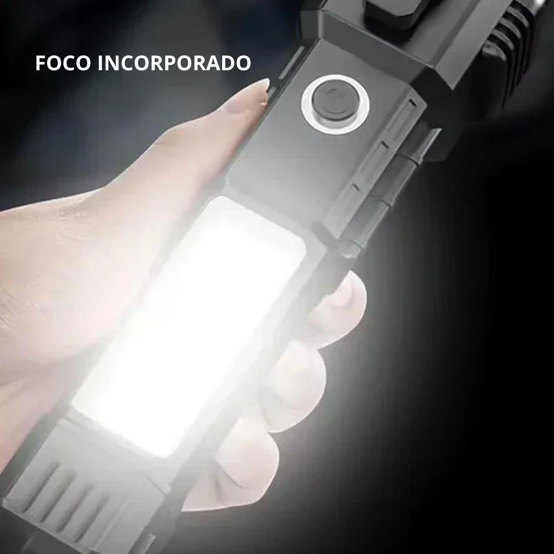 LINTERNA MARTILLO 4 EN 1 MULTIFUNCIONAL DE EMERGENCIA: LUZ, SEGURIDAD Y POWER BANK EN UN SOLO DISPOSITIVO