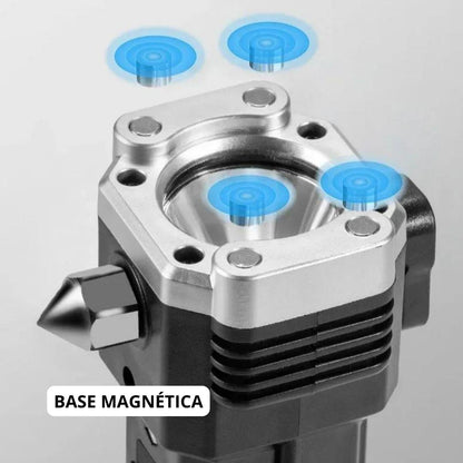 LINTERNA MARTILLO 4 EN 1 MULTIFUNCIONAL DE EMERGENCIA: LUZ, SEGURIDAD Y POWER BANK EN UN SOLO DISPOSITIVO