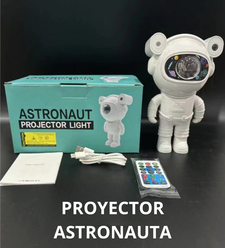 PROYECTOR ASTRONAUTA PARLANTE BLUETOOTH