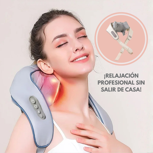 TU MASAJEADOR DE CUELLO Y HOMBROS: RELAJACIÓN PROFESIONAL SIN SALIR DE CASA