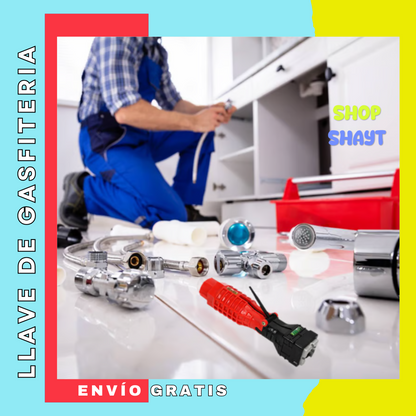 LLAVE DE GASFITERIA MULTIFUNCIONAL 18 EN 1